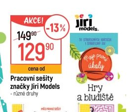 Pracovní sešity značky Jiri Models