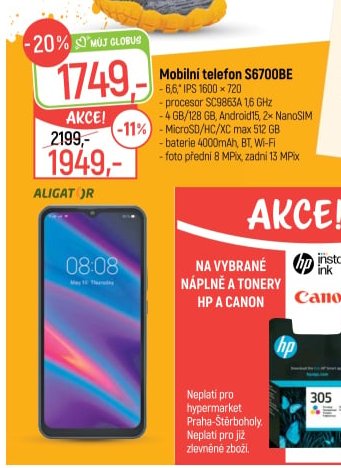 Mobilní telefon S6700BE