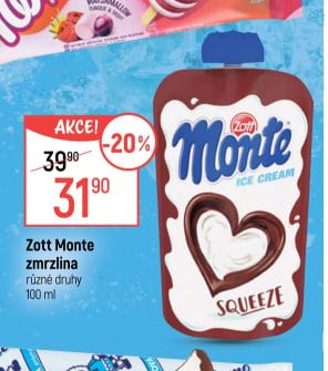 Zott Monte zmrzlina