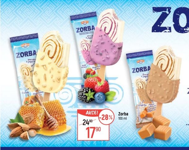 Zorba zmrzlina s jogurtem