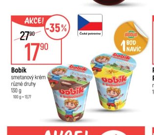 Bobik smetanový krém