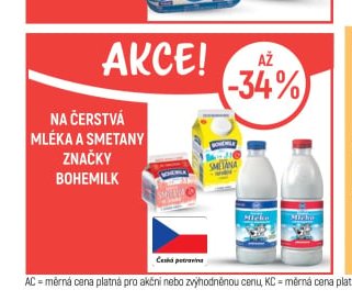 Bohemilk mléko