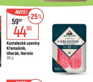 Kostelecké uzeniny Křemešník, Uherák, Hermín