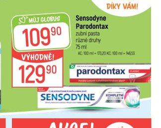 Sensodyne Parodontax zubní pasta