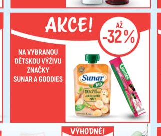 Sunar a Goodies dětská výživa