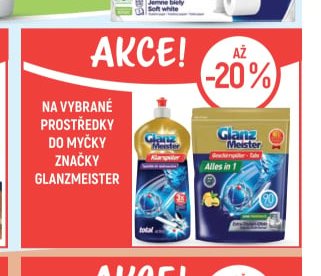 Glanzmeister prostředky do myčky
