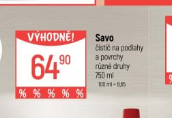 Savo čistič na podlahy