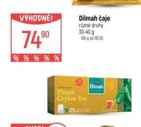 Dilmah čaje
