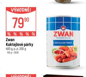 Zwan Koktejlové párky