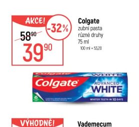 Colgate zubní pasta