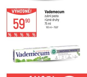 Vademecum zubní pasta