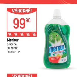 Merkur prací gel