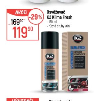 Osvěžovač K2 Klima Fresh