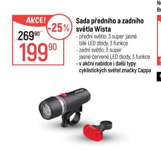 Sada předního a zadního světla Wista