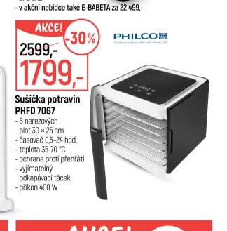 Sušička potravin PHFD 7067
