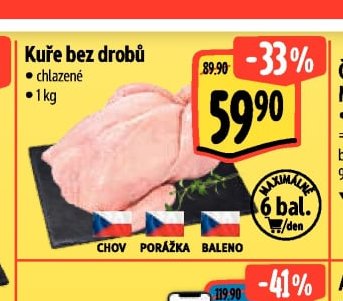 Kuře bez drobů