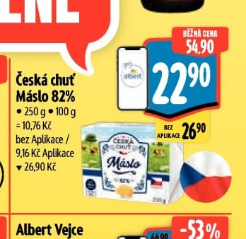 Česká chuť Máslo 82%