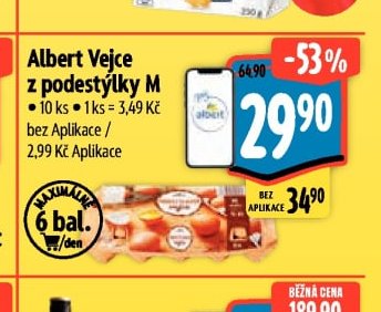 Albert Vejce z podestýlky M