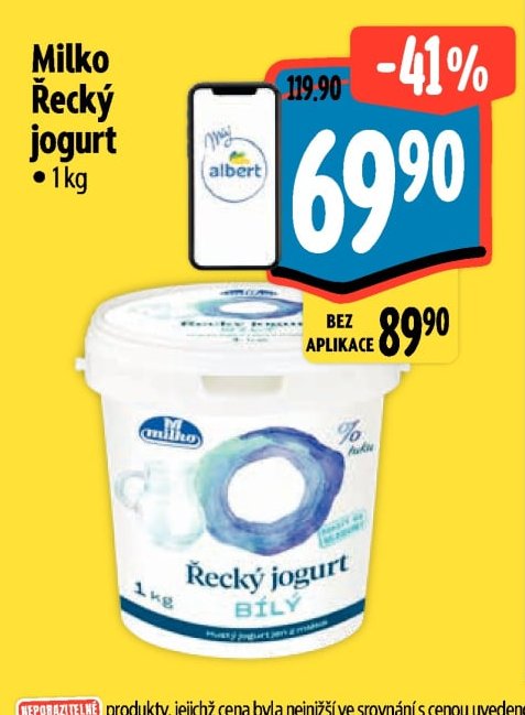 Milko Řecký jogurt