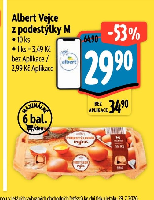 Albert Vejce z podestýlky M