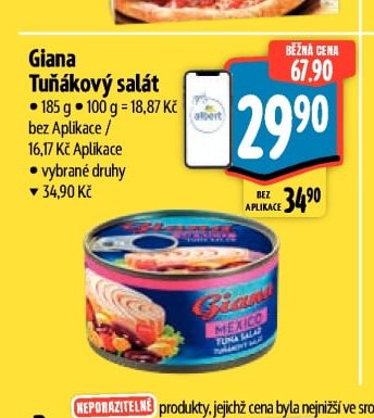 Giana Tuňákový salát