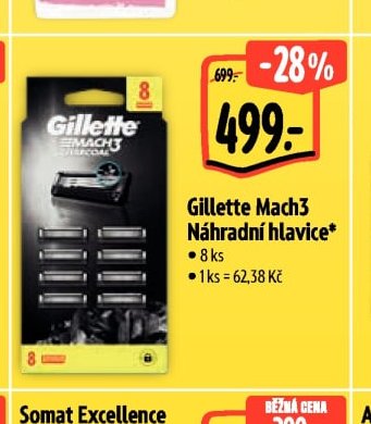 Gillette Mach3 Náhradní hlavice