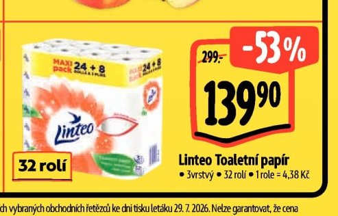 Linteo Toaletní papír