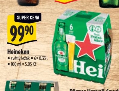 Heineken 6x 0,33 l