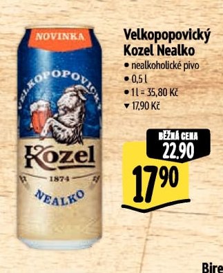 Velkopopovický Kozel Nealko