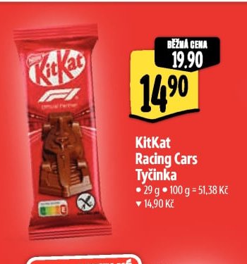 KitKat Racing Cars Tyčinka