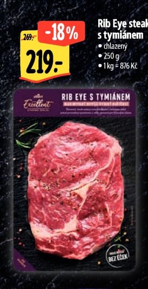 Rib Eye steak s tymiánem