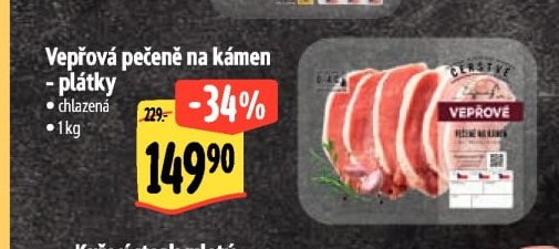 Vepřová pečeně na kámen