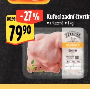 Kuřecí zadní čtvrtky