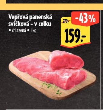 Vepřová panenská svíčková