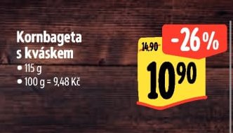 Kornbageta s kváskem