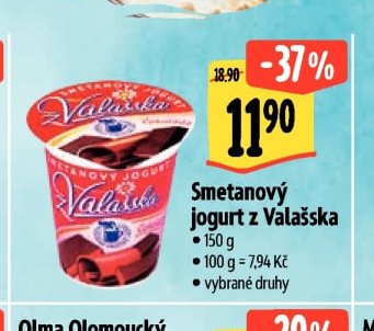 Smetanový jogurt z Valašska