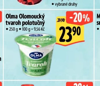 Olma Olomoucký tvaroh polotučný