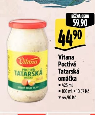 Vitana Poctivá Tatarská omáčka