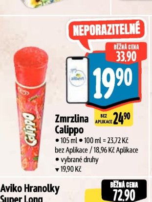 Zmrzlina Calippo