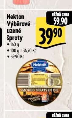 Nekton Výběrové uzené šproty