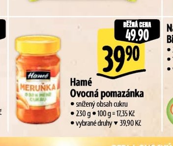 Hamé Ovocná pomazánka