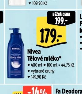Nivea Tělové mléko*
