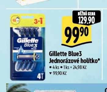 Gillette Blue3 Jednorázové holítko*