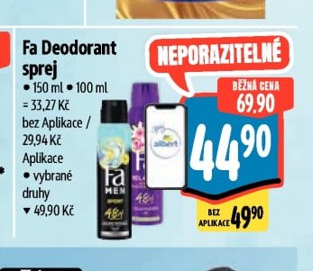 Fa Deodorant sprej
