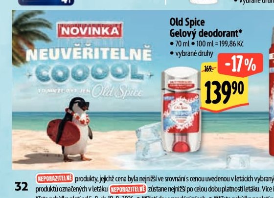 Old Spice Gelový deodorant*