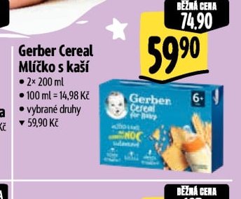 Gerber Cereal Mlíčko s kaší