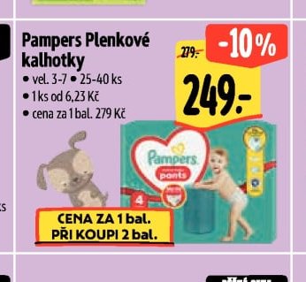 Pampers Plenkové kalhotky