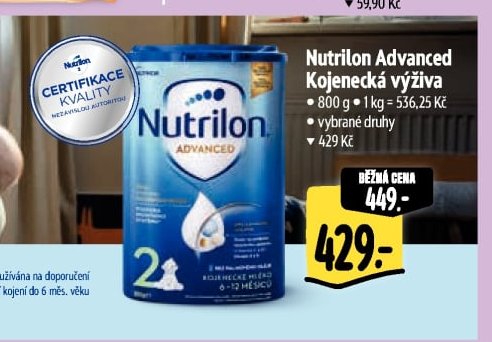 Nutrilon Advanced Kojenecká výživa