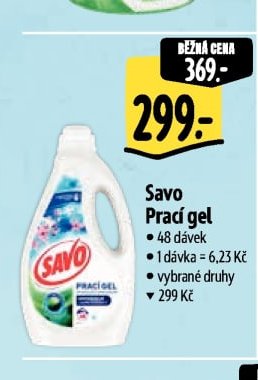 Savo Prací gel