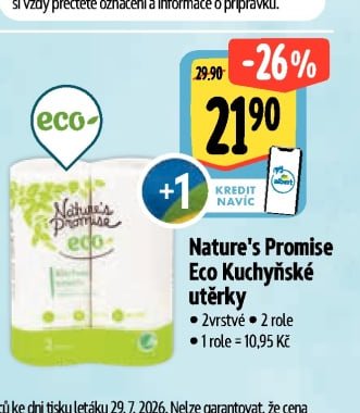 Nature's Promise Eco Kuchyňské utěrky